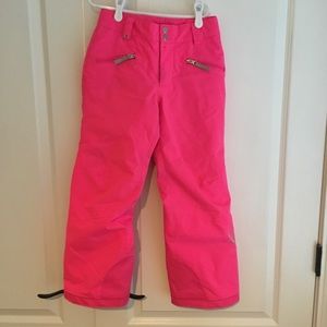 Like new pink snow pants